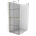 Mexen Kioto+ L Душ панел с рафт Walk-in 80 x 200 см, черна решетка, златно мат - 800-080-123-55-77 (800-080-123-55-77)