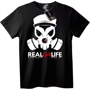 NOONEBRAND Тениска Истински Живот - XL, Black