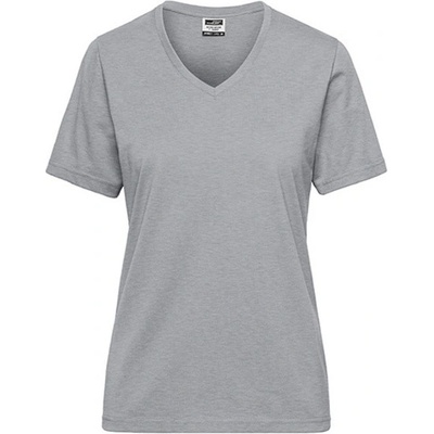 James & Nicholson Dámské tričko JN1807 Grey Heather
