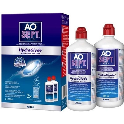 Alcon Aosept Plus Hydraglyde 2 x 360 ml