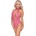 Cottelli Collection Crotchless Lace Body 2643537 Pink L/XL