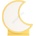 Candellux Led детска настолна лампа moon led/12w/230v жълта (ca1085)