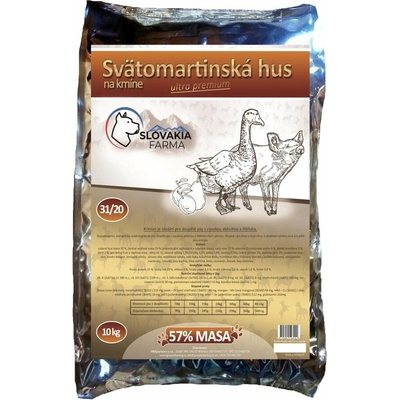 Slovakia Farma Hypoalergenní a štěňata všech plemen Svatomartinská husa 31/20 10 kg