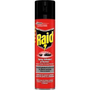 Raid Аерозол против пълзящи насекоми, Червен, 400 ml