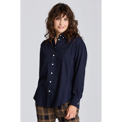 Gant D2. RELAXED FLANNEL SHIRT modrá