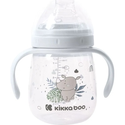 KikkaBoo Неразливаща чаша със силиконов накрайник KikkaBoo - Savanna, 240 ml, синя (31302030063)