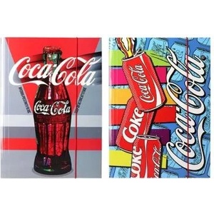 PATRIA Coca-Cola: Папка с гумени прегради - формат А4, различни видове
