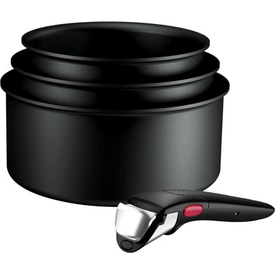 Tefal Sada hrnců INGENIO EXCELLENCE FUSION 16 + 18 + 20 cm, sada 4 ks, titan