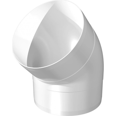 Mikawi Koleno okrúhle 45° pre vetracie potrubie 100 mm 59-1128