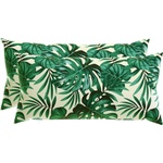 vidaXL Калъфка за възглавница 2 pcs HEERLEN Мотив с листа 40 x 70 cm (909623)