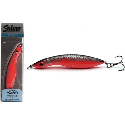 Salmo Wave Sinking Black Red Fish 9cm 14g