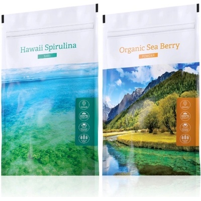 Energy Hawaii Spirulina tabs 200 tablet + Organic Sea Berry powder 100 g