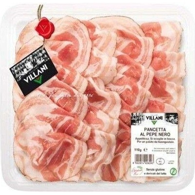 Villani pancetta s černým pepřem 110 g