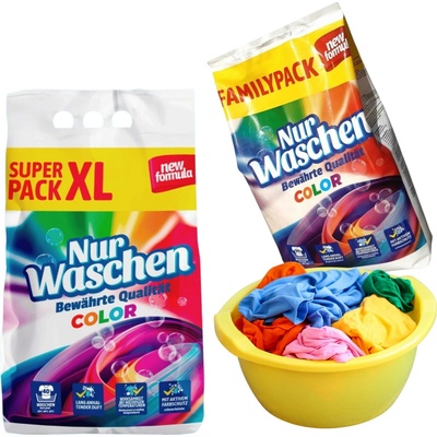 Nur Waschen Color prací prášek na barevné prádlo 6,3 kg
