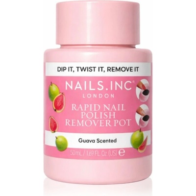 Nails Inc. Rapid Nail Polish Remover Pot Guava Scented odlakovač na nehty 50 ml