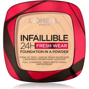L'Oréal Infaillible Fresh Wear 24h Грим на прах цвят 40 Warm Doré 9 гр