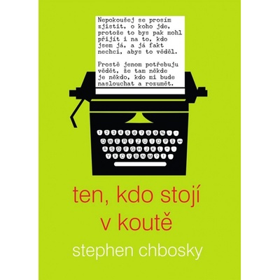 Ten, kdo stojí v koutě - Chbosky Stephen