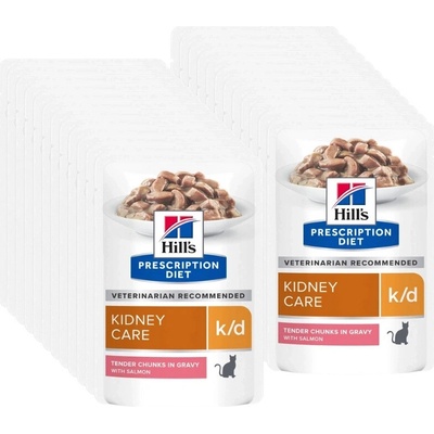 Hill's PD Prescription Diet K/D Feline with Salmon 24 x 85 g