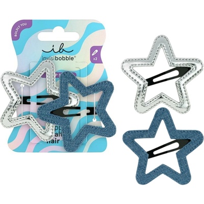 Invisibobble CLIPSTAR Starlight Serenade - Sponka do vlasů 2 ks