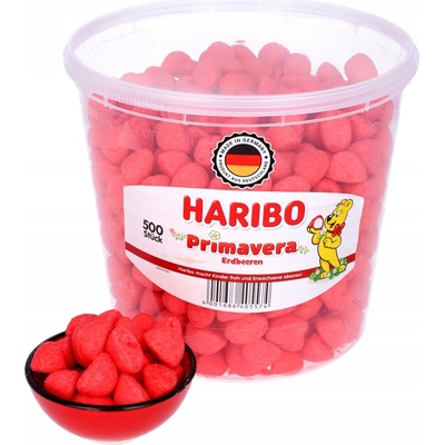Haribo Jarné jahodové peny s posypom 1150 g