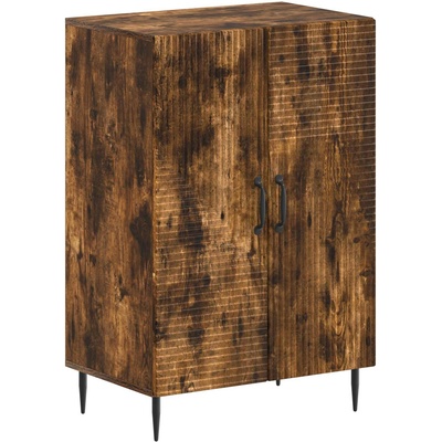vidaXL Шкаф за обувки HAARLEM 59, 5 x 39, 5 x 89, 5 см Опушен дъб (896870)