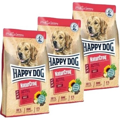 Happy Dog NaturCroq Active 3 x 15 kg
