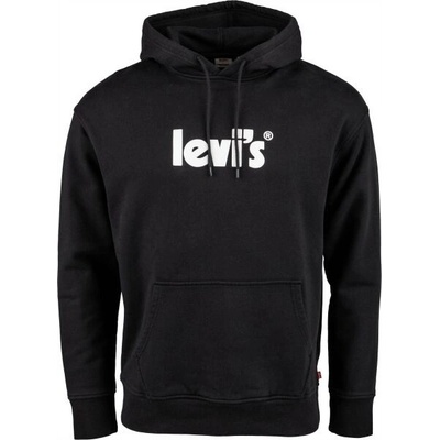 Levi's RELAXED GRAPHIC PO POSTER HOODIE černá,bílá