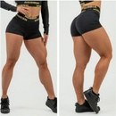 Nebbia dámske šortky s vysokým pásom Glute Pump black