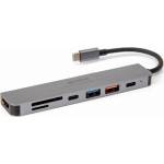 Platinet USB hub 7в1 Power Delivery 100W HDMI 4K (PL0556)