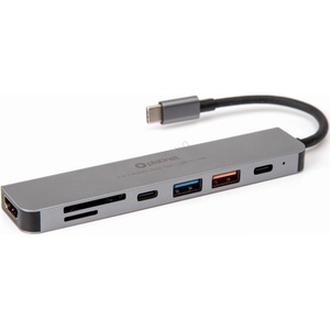 Platinet USB hub 7в1 Power Delivery 100W HDMI 4K (PL0556)
