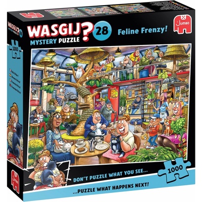 JUMBO WASGIJ Mystery 28 Kočičí šílenství 1000 dílků