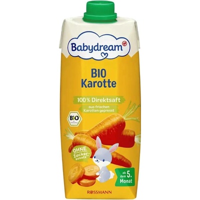 Babydream BIO 100% mrkvová šťáva 500 ml