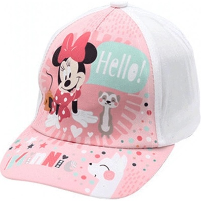Setino Dievčenská / detská Minnie Mouse Disney motív Hello! Biela