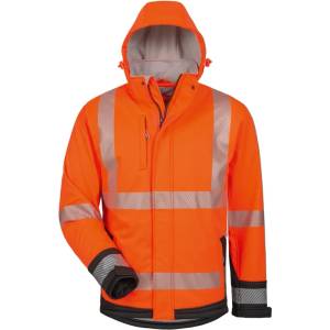 HELMUT FELDTMANN GmbH ХЕЛМУТ ФЕЛДТМАН ЛУКАС / Светлоотразително HiVis софтшел яке с вътрешно свалящо се яке - HV оранжево L (PRAPOR387823)