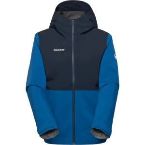 Mammut Дамско водоустойчиво яке Mammut Women's Linard Light Hardshell Hooded Jacket Waterproof jacket - Tschiel / Marine - размер XS (102-4441-0611)