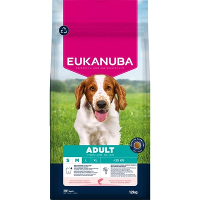 Eukanuba Premium Nutrition Adult Small & Medium Breed Salmon 2 x 12 kg