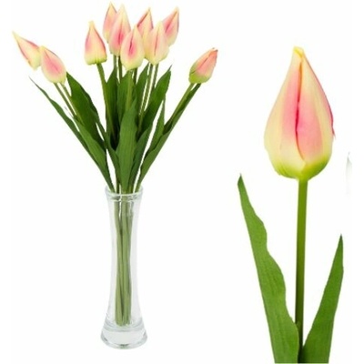 Umelý tulipán žltoružový 55 cm