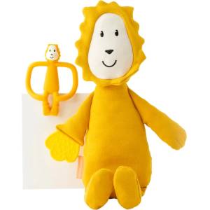 Matchstick Monkey Teething Gift Set 3m+ гризалка +играчка Lion