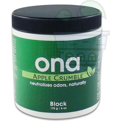 ONA Block Apple Crumble 170 гр. - Неутрализатор на Миризми с аромат на "Ябълка" (блокче) (16009)