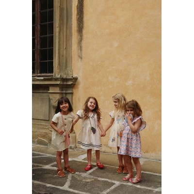 Konges Sløjd Детска памучна рокля Konges Sløjd KIM FRILL DRESS GOTS (KS104904.PPY2)