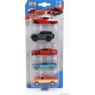 Maisto Ford usa Set Assortment 5 Cars Pieces Různé 1:64