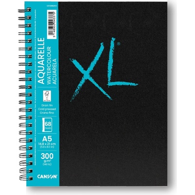 Canson Akvarelový blok XL Aquarelle A5 300 g 34 listov špirála