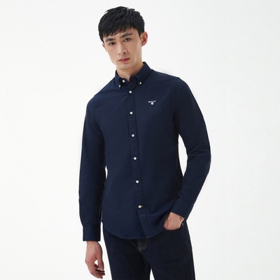 Barbour Oxford tailored košel'a dlhý rukáv navy