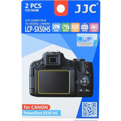 JJC LCP-SX50HS ochranná fólie LCD pro CANON PowerShot SX50HS – Hledejceny.cz