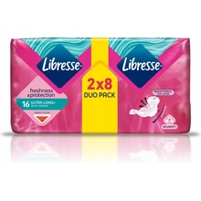 Libresse Ultra Long+ With Wings hygienické vložky DUO 2 x 8 ks