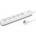 Montis surge protector power strip white-gray 5-outlet 3m MT187-WG-3