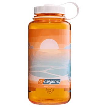 Nalgene Wide Mouth Landscape 1000 ml Цвят: оранжев
