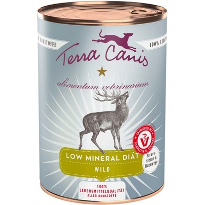 Terra Canis Low Mineral Při ledvinových kamenech Zvěřina 400 g