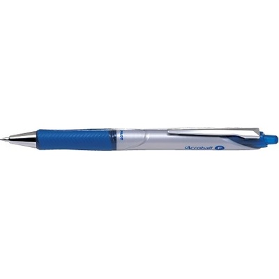 Pilot Химикалка, 0, 25 мм, бутон, метален клипс, PILOT "Acroball", синя BPAB-25F-L (BPAB-25F-L)