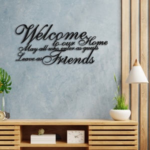 Decono Метален Надпис Welcome Friends